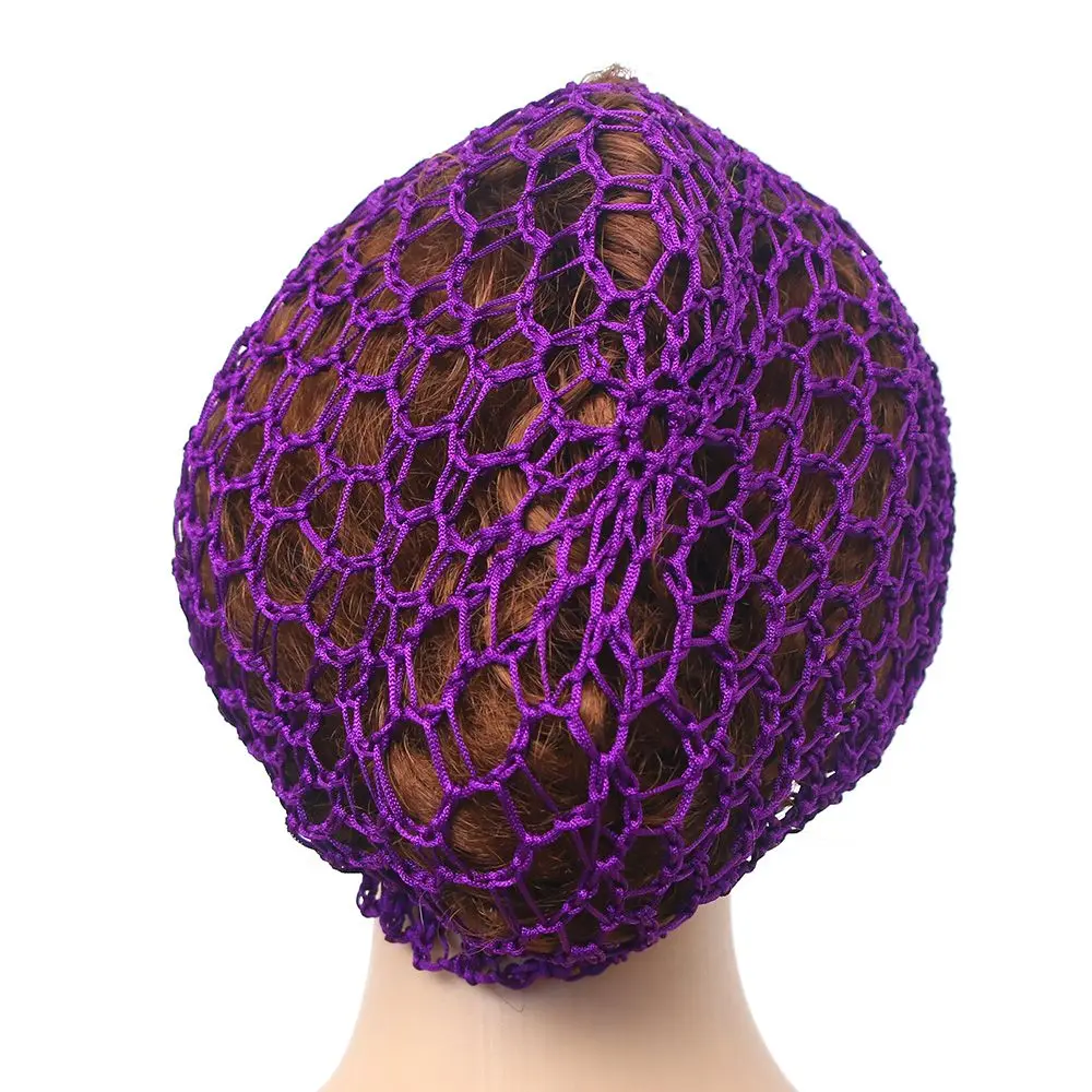 Women Soft rayon Crochet Hairnet oversize Knit Hat Cap 5 colors Snood Hair Net Headbands lady Hair Accessories drop shipping Women Soft rayon Crochet Hairnet oversize Knit Hat Cap 5 colors Snood Hair Net Headbands lady Hair Accessories drop shipping