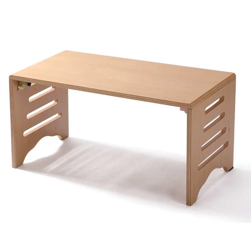  5pcs/set Modern Japanese Style Dining Table and Chair Asian Floor Low Solid Wood Table Legs Foldabl