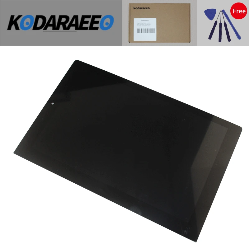 Kodaraeeo для Lenovo Йога Планшеты 2 1051 1051f 1051l Сенсорный экран планшета Сенсор с полной