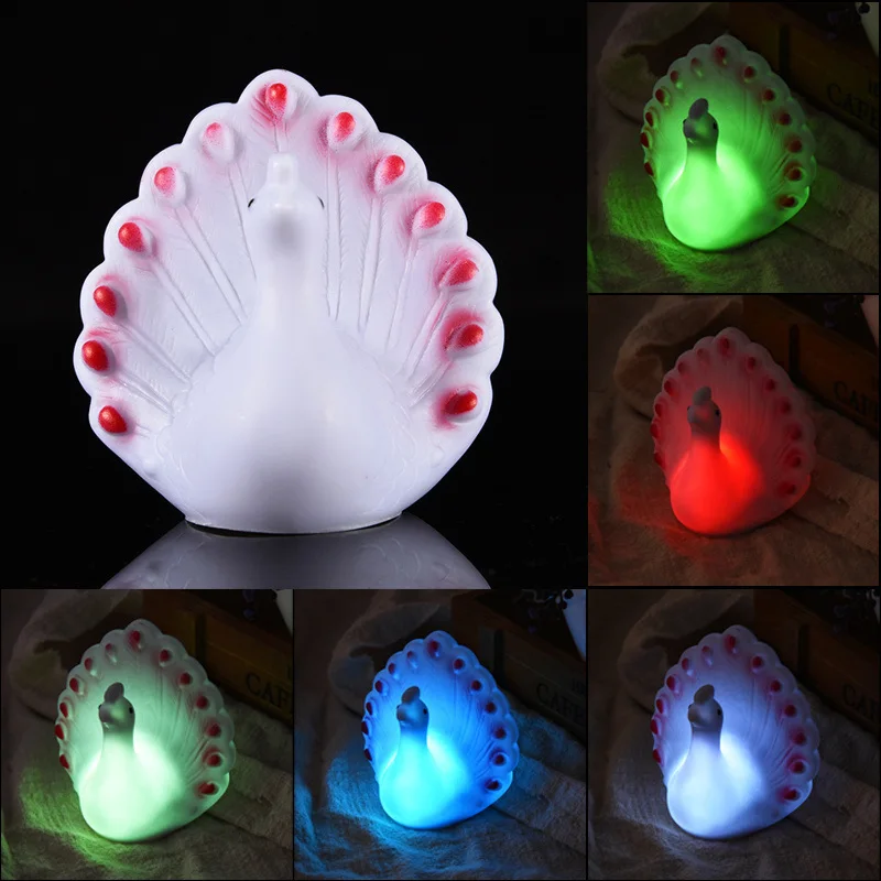GERUITE Vinyl Toy Built In Battery Night Light LED Festival Home Decor