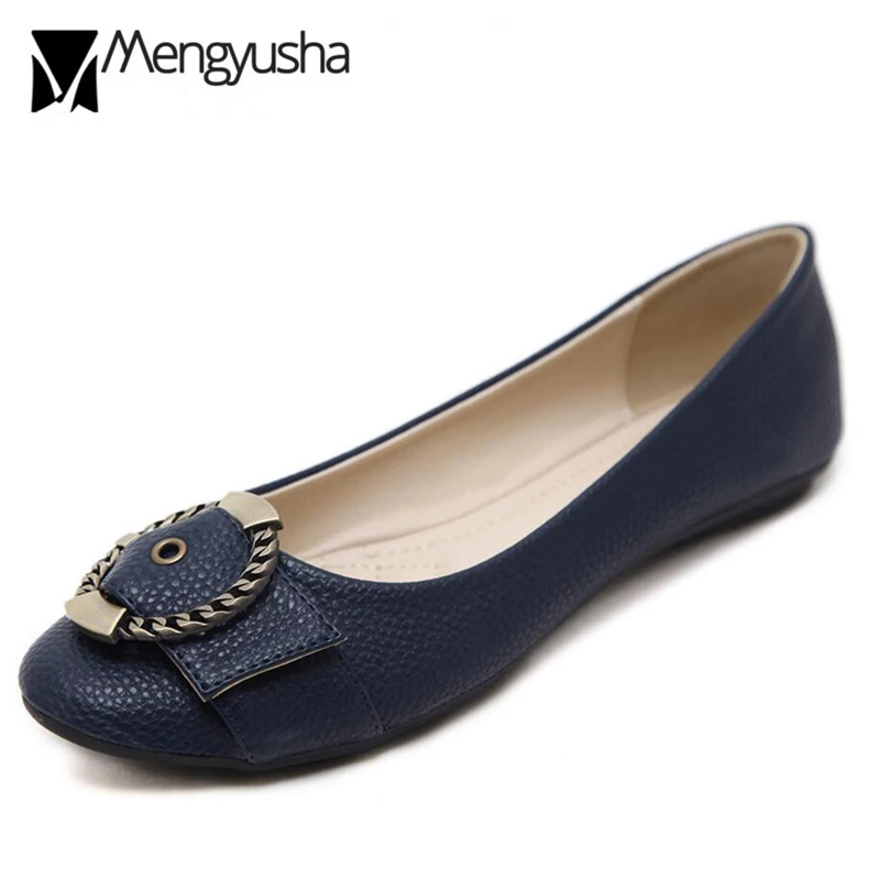 flat shoes with chain