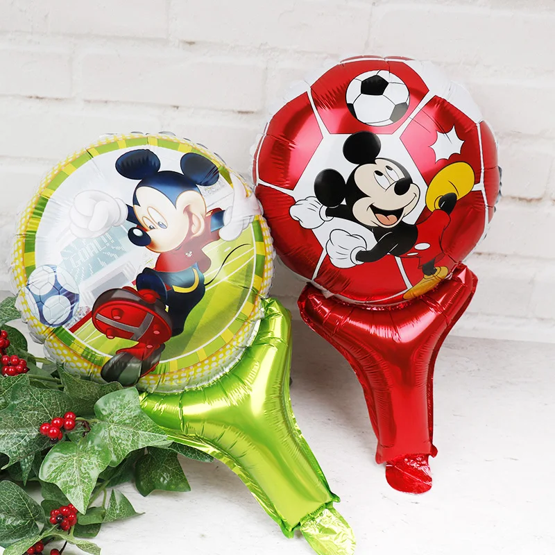Воздушные шары из фольги с изображением Микки и Минни, 50 шт., украшения для дня рождения Микки Мауса, детские игрушки, воздушные шары для мальчиков и девочек