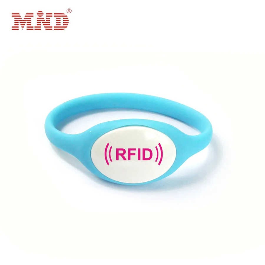 1 шт. силиконовый браслет с RFID защитой 125 кГц|Карты контроля доступа| |