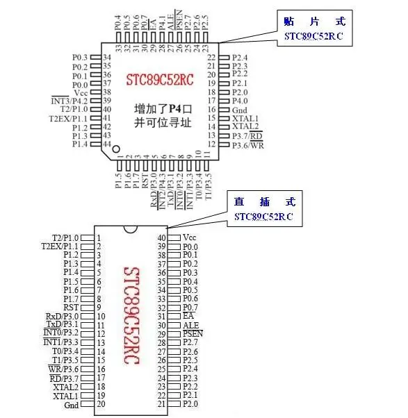 51 MCU Минимальная Системы доска STC89C52RC STC51 STC89 развитию C51 Системы доска