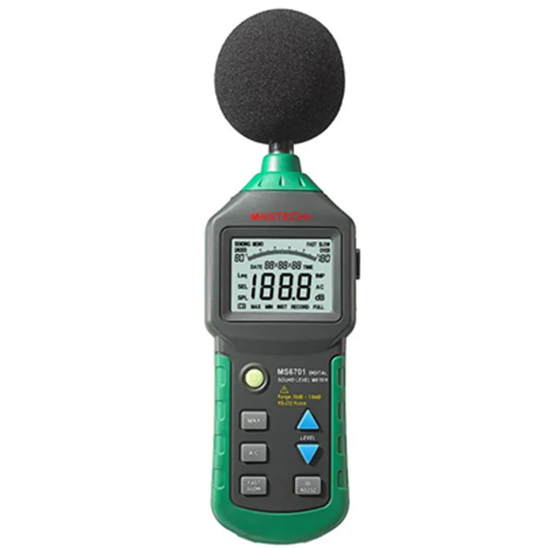 

MASTECH Digital sound level meter range 30dB~130dB precision 2dB sound tester decibel logger noisemeter acoustimeter