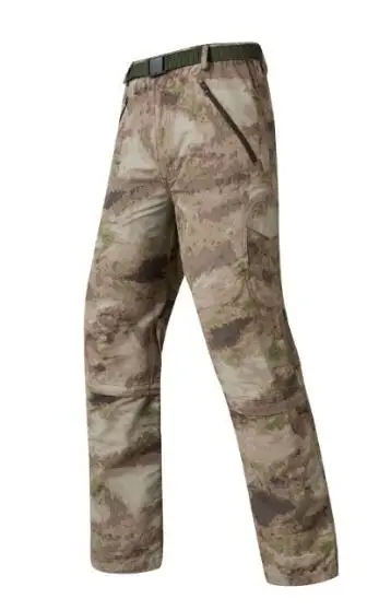 Летние новые съемные быстросохнущие тактические брюки-карго, мужские армейские военные брюки, мужские повседневные легкие брюки XXXL - Цвет: C3