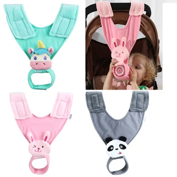 

Baby Stroller Bottle Holder Unicorn Fixing Bracket Infant Nursing Feeding Support Baby Cart Accessories Adjustable Hands Free