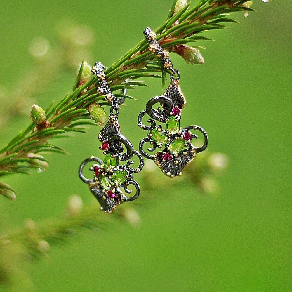 DreamCarnival 1989 Gorgeous Zirconia Flower Earrings for Women Vintage Ethnic Style Two Tone CZ Jewelry Hot Drop Shipping WE3873