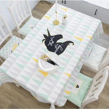 

Simple waterproof tablecloth small fresh Table cloth fabric rectangular tablecloth coffee table cloth 3