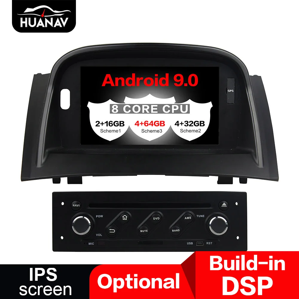 DSP автомобильный dvd-плеер gps навигация для Renault Megane 2 Fluence 2002-2008 SatNav 2 DIN радио мультимедиа запись чистый Android 9,0