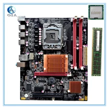 New motherboard x58 with L5630 CPU+4G RAM 6*USB2.0 port support ecc ram LGA 1366 DDR3 ATX mainboard free shipping