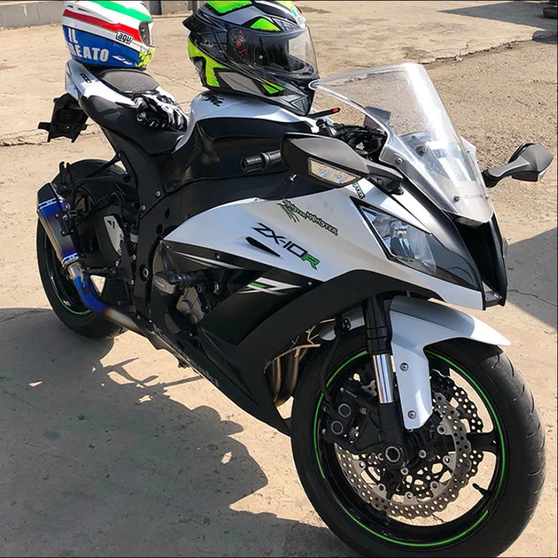 Слипоны для ZX10R выхлопной трубы мотоцикла соединение с соединительной трубой