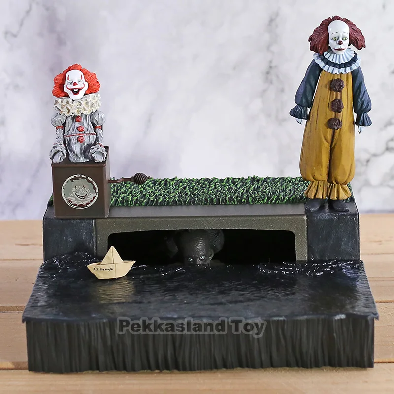 Игрушки NECA Stephen King's It Pennywise набор аксессуаров ПВХ фигурка Коллекционная модель