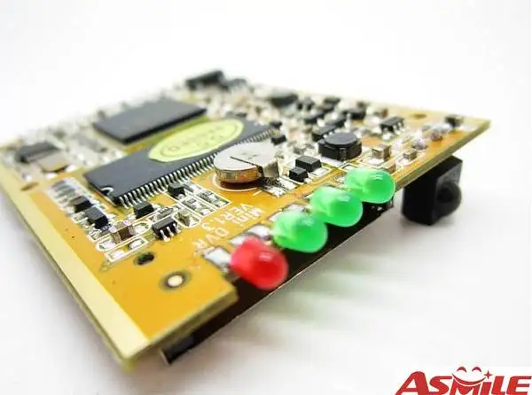  2-32GB cctv dvr board PCB BOARD with remote controller from ASmile
