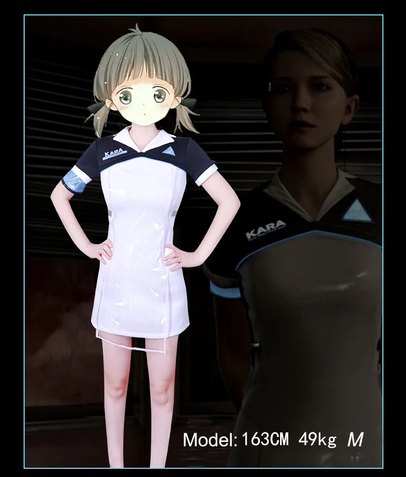 Game Detroit Become Human Cosplay Costume Connor Cosplay Uniform Men Clothes RK800 Full Set Kara Cos Dress AX400 Agent Outfit (9)