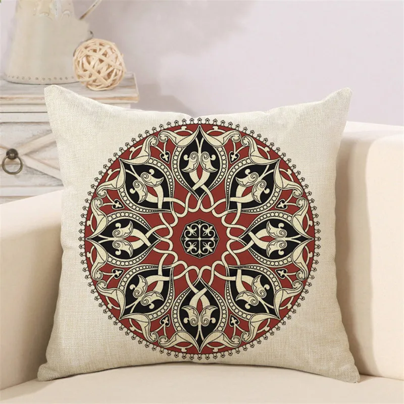 

Ethnic Round Pillow Cushion Cover Decorative Pillow Cover for Sofa Throw Pillow Cases Pilow Girl Boy Kids Gifts