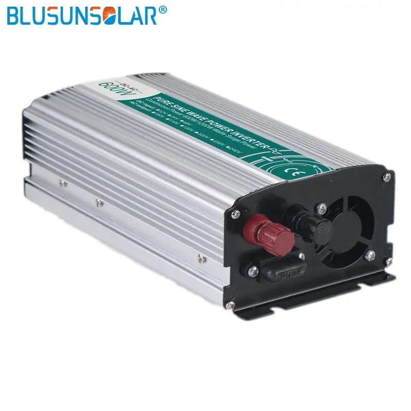 DC/AC 600W DC12v/24 v чистый вход Синусоидальная волна инвертирующий усилитель мощности переменного тока для адаптера переменного 110V 220V 50/60hz инвертор немодулированного синусоидального сигнала