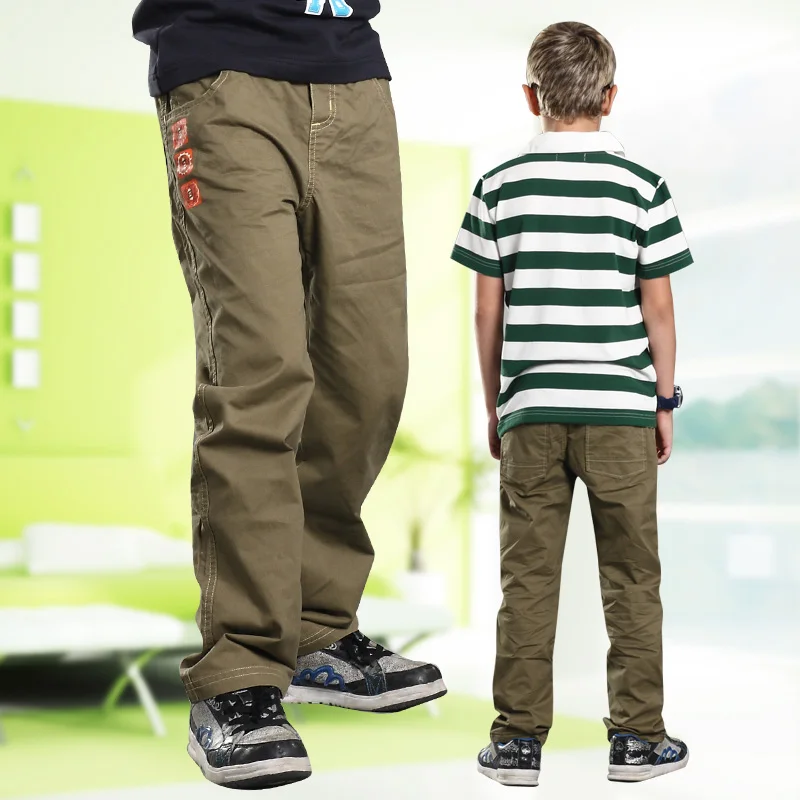 2016 spring summer autumn boy trousers 100 cotton trousers child casual pants