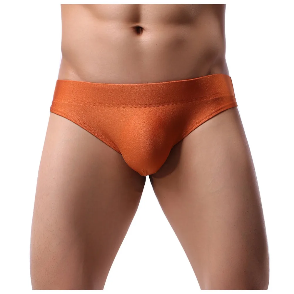 2019 Men's shorts briefs low waist solid color swimming trunks men's underwear sexy briefs non-slip briefs sexy hombre 40J10 (4)