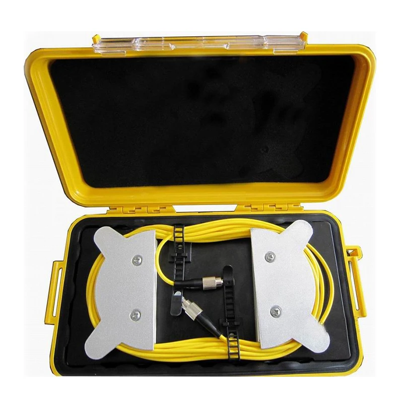 FC UPC одномодовый 9/125um 1310/1550nm 1 км волоконно-оптический рефлектометр launch cable box