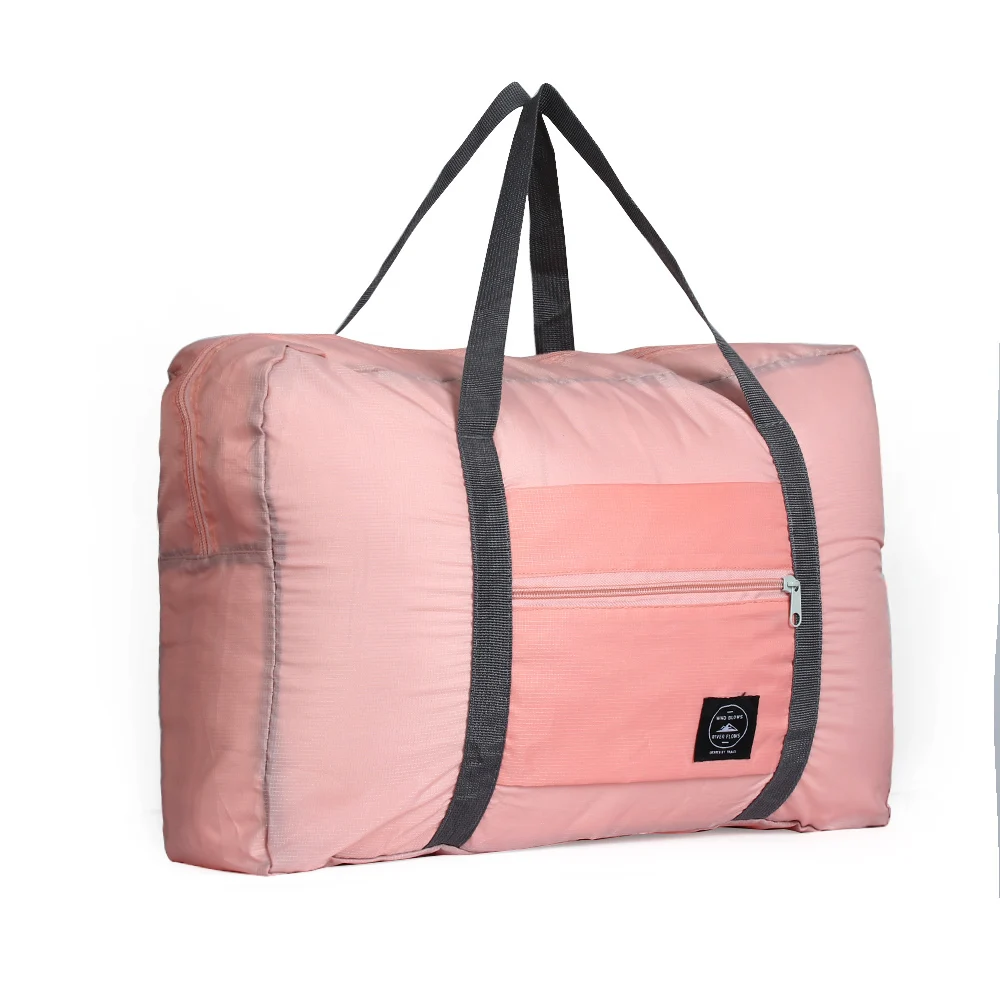 

Korean Style Foldable Suitcase Tote Women Travel Storage Luggage Big Packing Carry-on Organizer Hand Shoulder Baggage Organizer