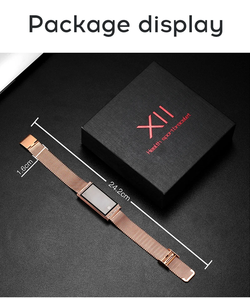 MAFAM Luxury Women Smart Bracelet IP68 Waterproof Fitness Tracker Heart Rate Blood Pressure Monitor Sport Smart Watch Band Clock (19)