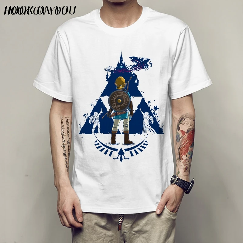 

2019 Latest Link TriForce Logo Zelda T Shirt Brand Modal Breathe The Legend Of Zelda Design T-Shirt Chic Tops Tees Free Shipping