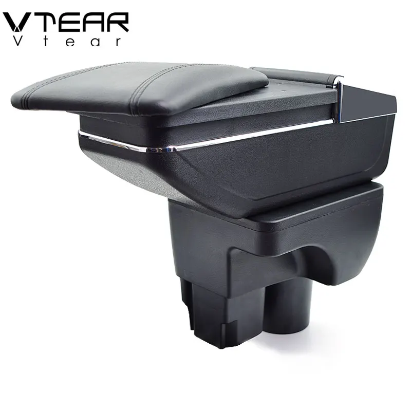 

Vtear for Chevrolet Sail 3 armrest box central Store content box products interior Storage car-styling accessories 2015-2018