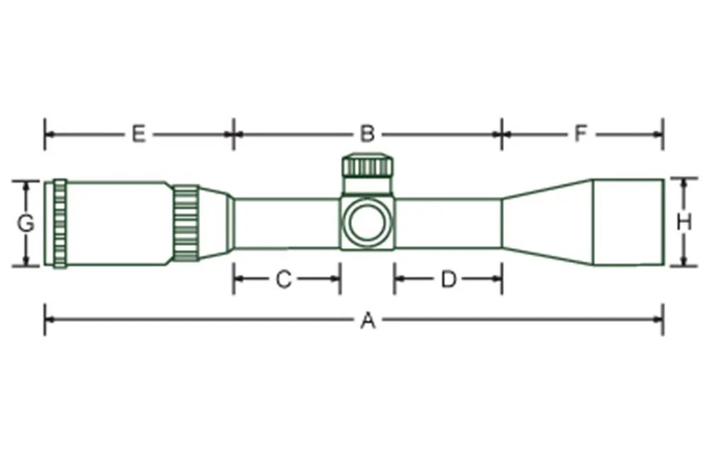 Ohhunt 3-9X40E Red Green Illuminated RifleScope Hunting Crossbow Rifle Scope For .177 .22 Caliber Airguns (1)-2
