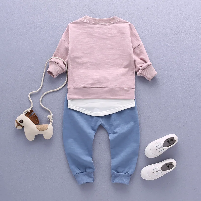 Beste 2020 Kinderen Kleding Set Baby Sets Kinderen Kids Herfst Jongen Outfit Sport Pak Set 1 4T jongens Meisjes Set Kind Pak Kleding