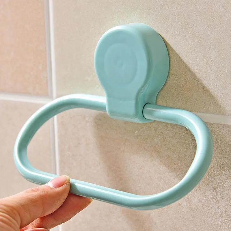 ABS حلقة المنشفة منشفة حامل تخزين الرف والأوشحة الحمام منظم مطبخ منشفة استحمام شريط المنزل الديكور