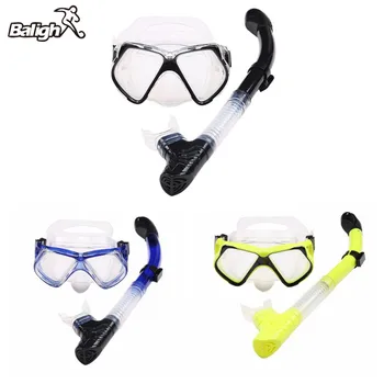 

Professional Scuba Diving Mask Snorkels Mask Equipment Breath Tube Set High Quality Full dry Breath tube Scuba Mask