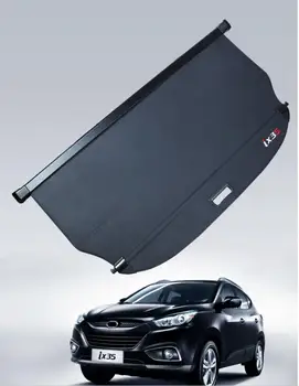

Rear Parcel Shelf Trunk Cover Material Curtain Rear Curtain Retractable Spacer Rear Racks For Hyundai IX35 2010-2017