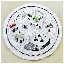 Детское одеяло, дети, коврик для ползания, детское круглое одеяло для игр, для малышей, Cama, покрывало, одеяло для мальчиков, игровой ковер, детская комната, ropa de cama