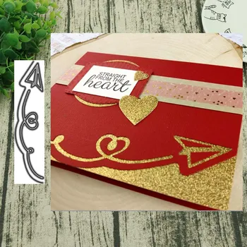 

Metal Cutting Dies cut die Arrow lace decoration Scrapbooking Album Paper DIY Card Craft Embossing Die Cuts