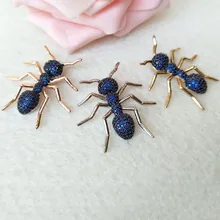 6 шт. разноцветные медные микро Pave CZ Циркон муравьи Насекомые Подвески для изготовления ювелирных изделий ожерелья своими руками PD788