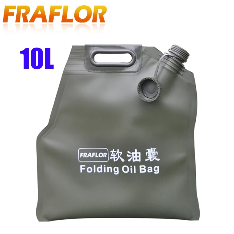 10L Liter Tragbare Benzin Dosen Ersatzteile Öl Lagerung Tasche Kraftstoff  Tank Tasche Benzin Eimer Jerry Können Kanister Für Offroad - AliExpress