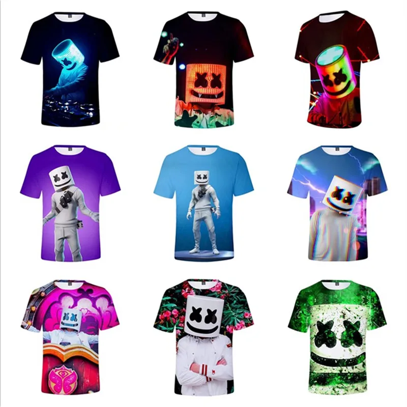 DJ Marshmello T shirt 9 color ZSQH DJ 