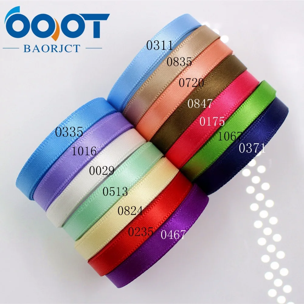 OOOT BAORJCT 174281 6 мм 100 ярдов сплошной цвет атласные ленты материалы аксессуары для