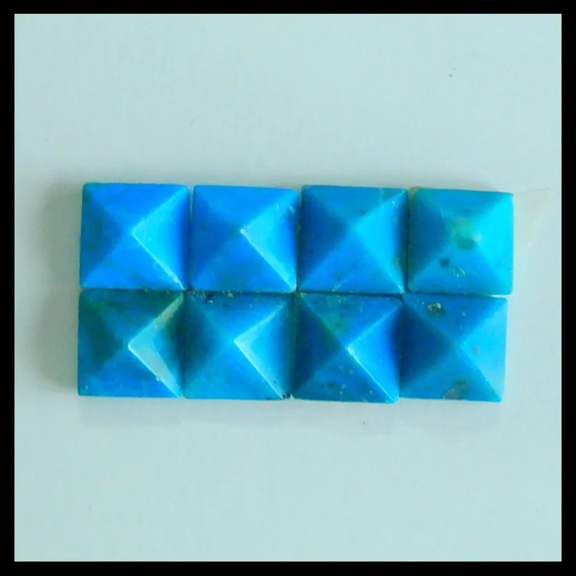 

SALE,8 PCS blue opal fashion necklace pendant Cabochons ,8x6mm,4.44g