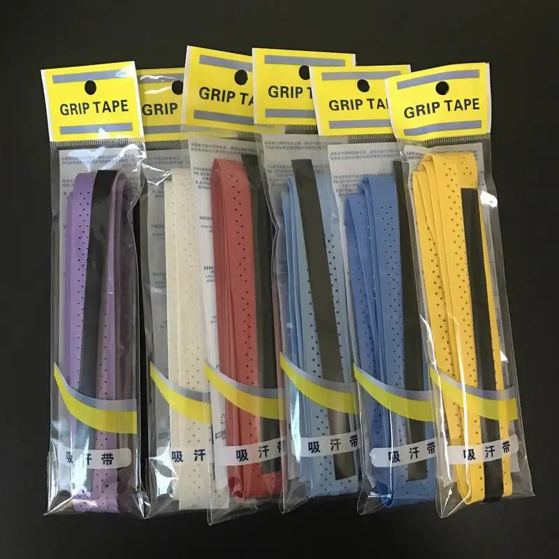 

10pcs/lot NO LOGO Pro Overgrip Perforated /NO LOGO EVA tacky feel Grips