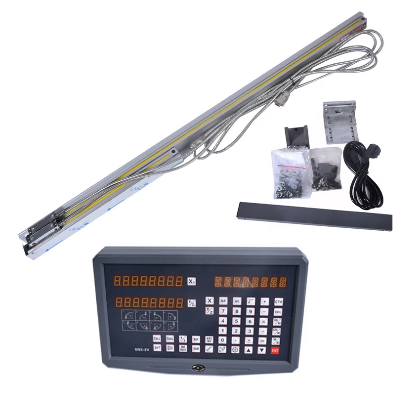 

1set lathe / milling / drill / EDM / CNC machine 2 axis digital readout DRO and linear scale / linear sensor