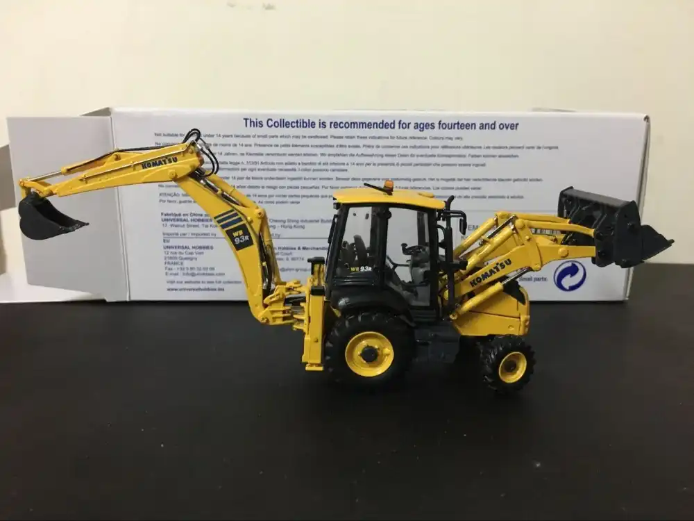 diecast case backhoe