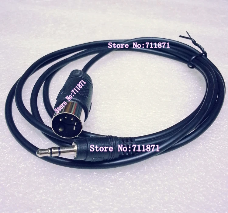 

3.5 MIDI Audio Line Cable 3.5 Male to MIDI interface Big Din 5 Pin cable 3.5 to 5P Din Plug MIDI Line Din5P 3.5 Audio Cable