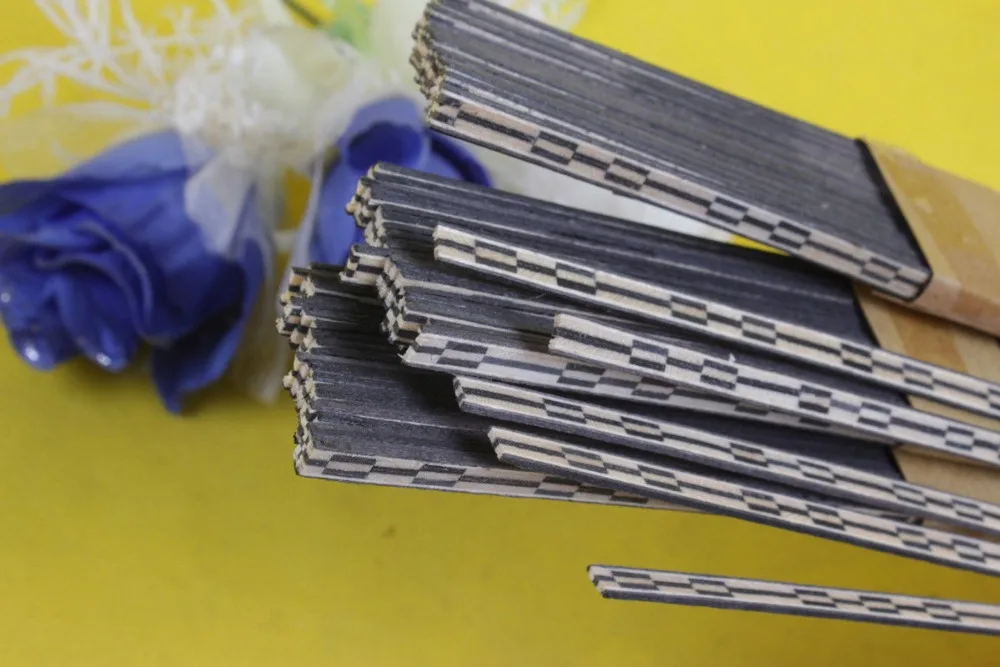 

25strip Guitar luthier Supply Purfling Binding Marquetry Inlay 640x5x1mm#64M