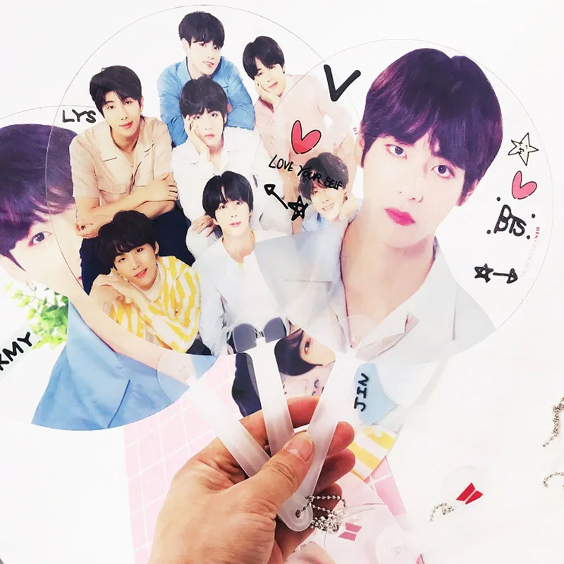 Новый Kpop Bangtan Boys BTS LOVE YOURSELF ответ официальный же полупрозрачные прозрачные