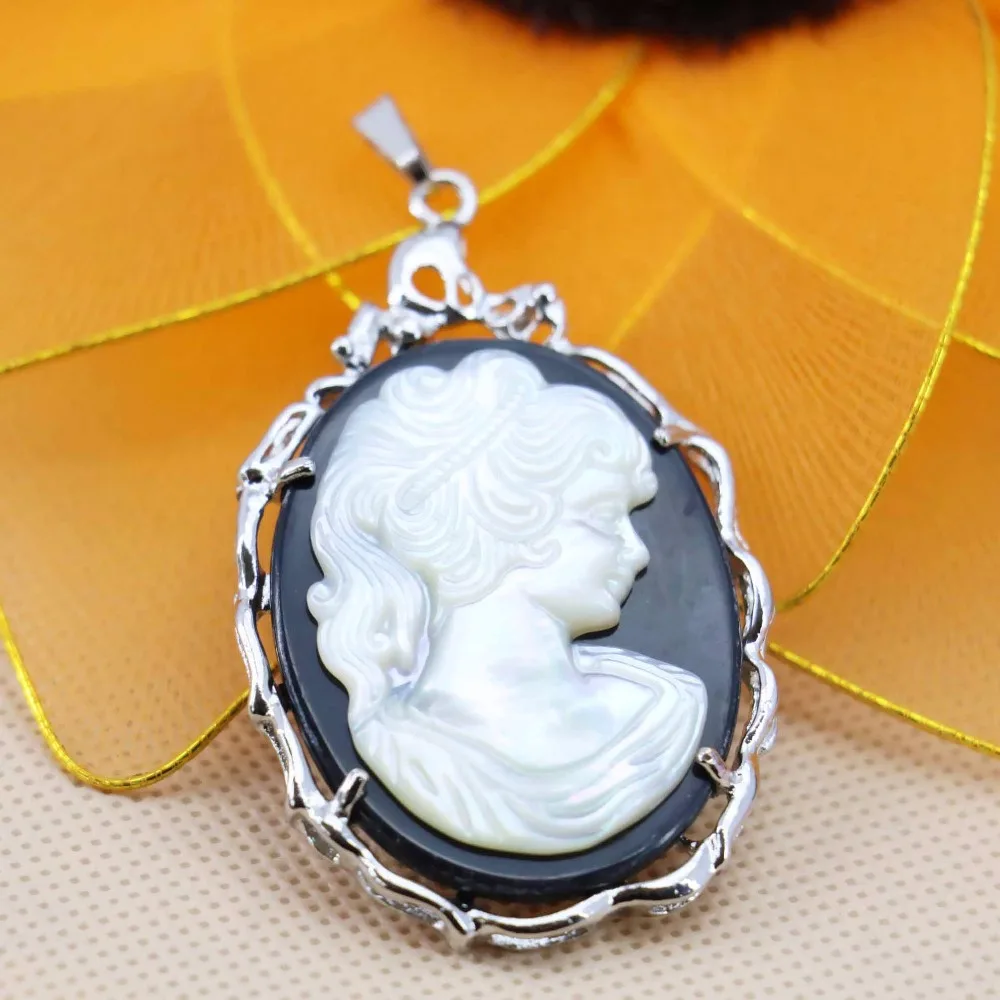 

34x51mm Ethnic Chic Prevalent character Abalone seashells sea shells pendant embroider crafts jewelry making design diy Accessor
