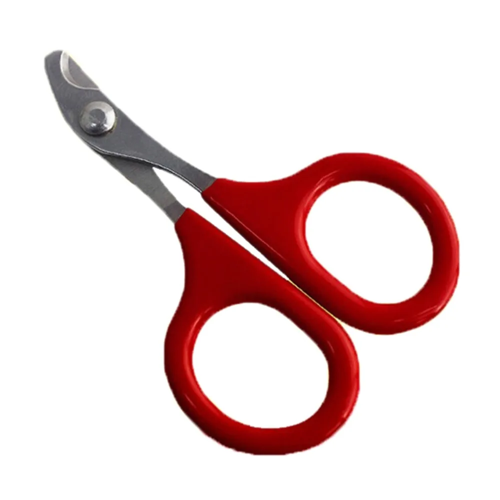 1 Pcs Red Pet Animal Dog Cat Nail Clippers Scissors pet Toe Care Grooming Trimmer Clipper Stainless steel | Дом и сад