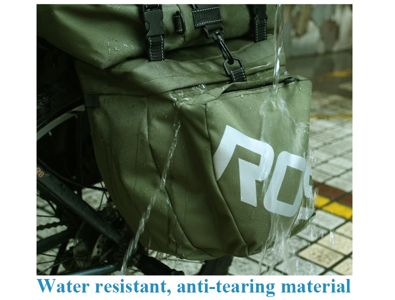 Perfect ROSWHEEL 37L Water Resistant Bicycle Cycling Rear Pannier Bag Durable Bike Bicycle Pannier Bag Cycling Bag cargo bag 0 Perfect ROSWHEEL 37L Water Resistant Bicycle Cycling Rear Pannier Bag Durable Bike Bicycle Pannier Bag Cycling Bag cargo bag 0