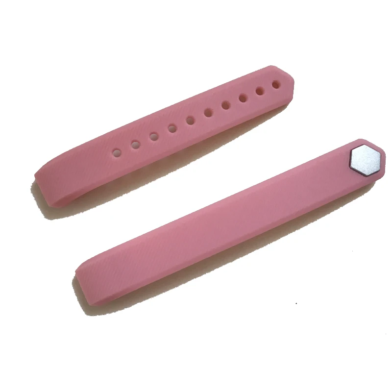 Умный Браслет ID115, сменный ремешок для наручных часов, силиконовый ремень, 5 цветов, аксессуары для id 115 Smartband HR LITE - Цвет: Pink belt